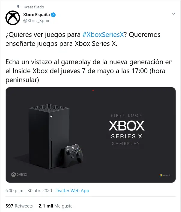 Xbox Series X nos muestra el 7 de mayo sus primeros juegos