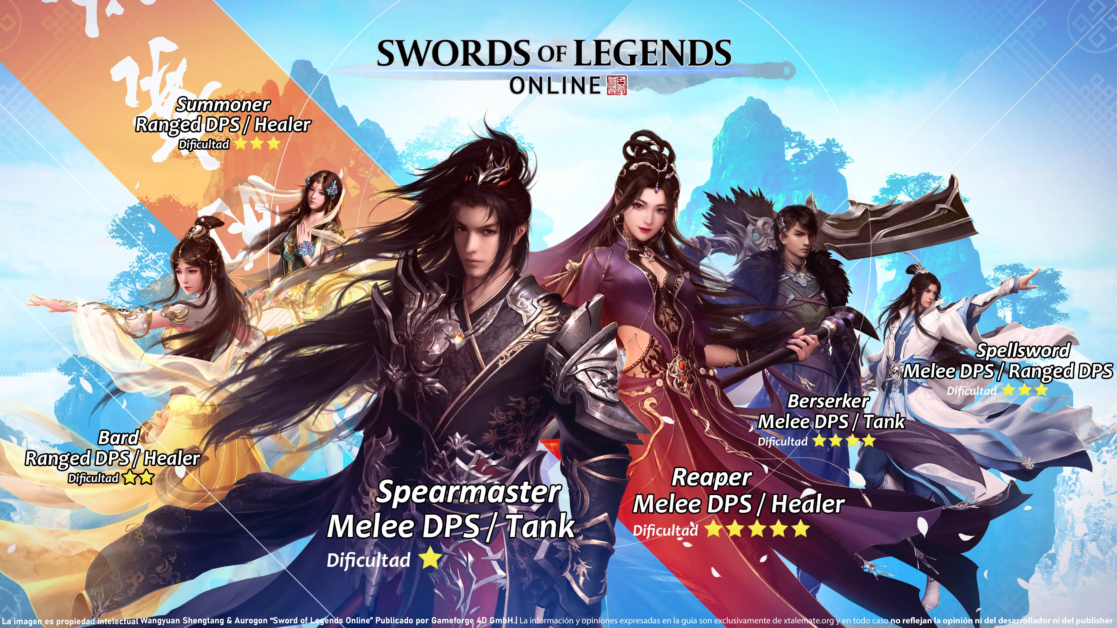 clase elegir sword legends