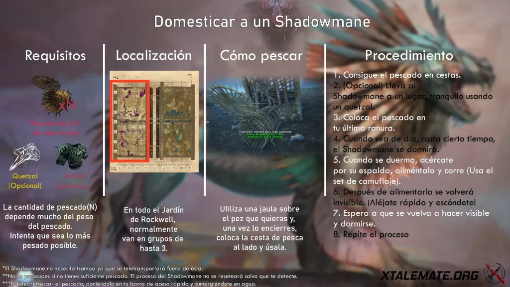  Ark Cómo domesticar Shadowmane
